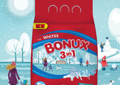 Bonux 3in1 Polar Ice Fresh skalbimo milteliai