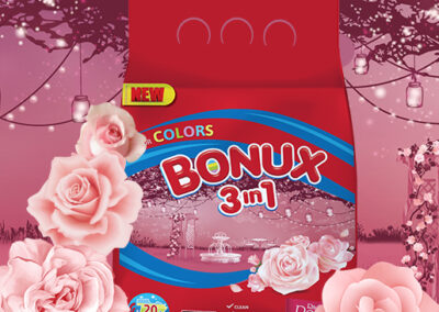 Bonux 3in1 Radiant Rose Skalbimo milteliai